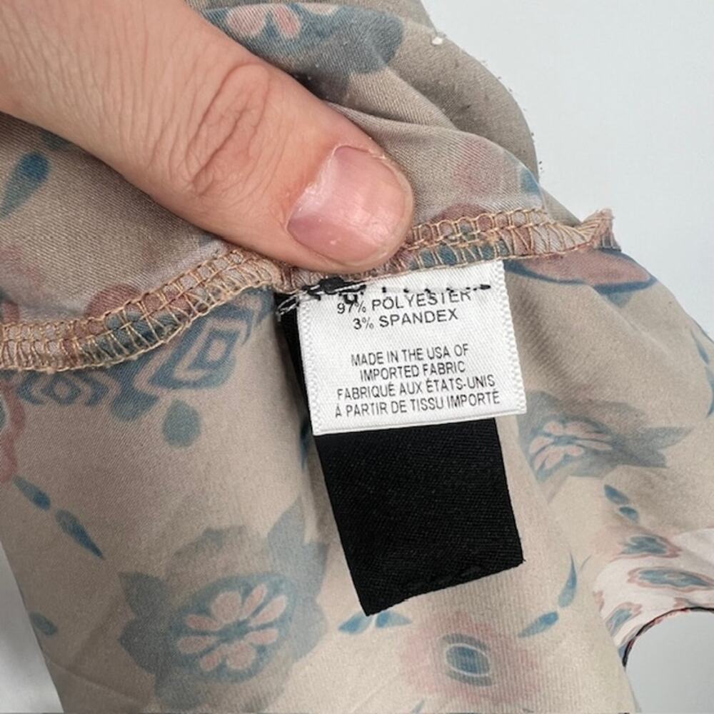 Misa Los Angeles Boho Patchwork Wrap Midi Dress S… - image 6